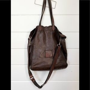 Campomaggi Italian leather brown Imperico shoulder bag